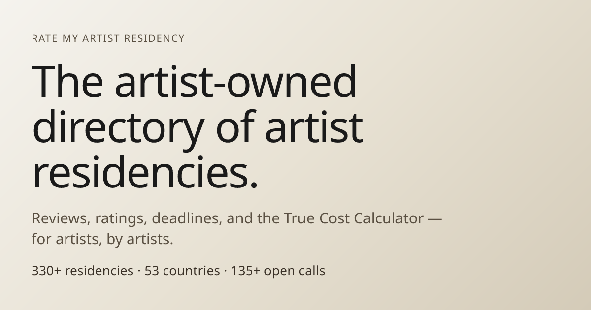 AHA Grant — RMAR | Rate My Artist Residency